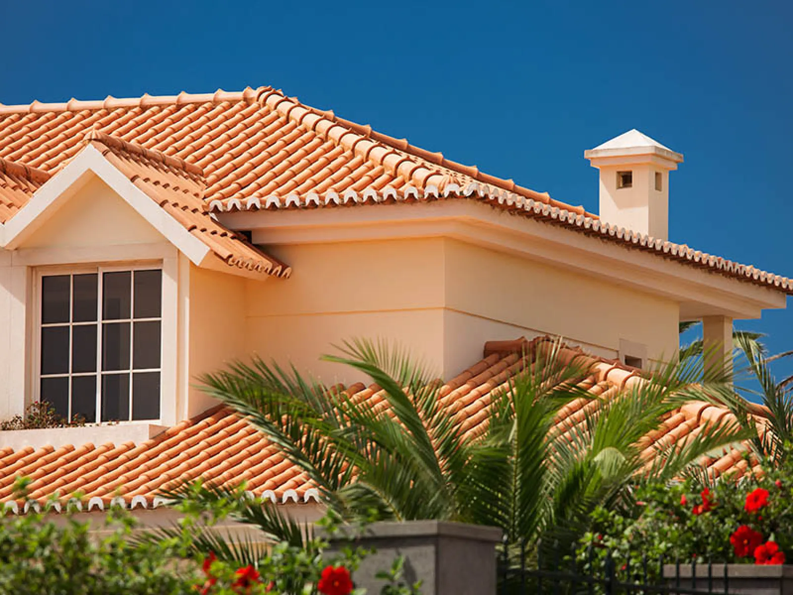 house with a tile roof in florida