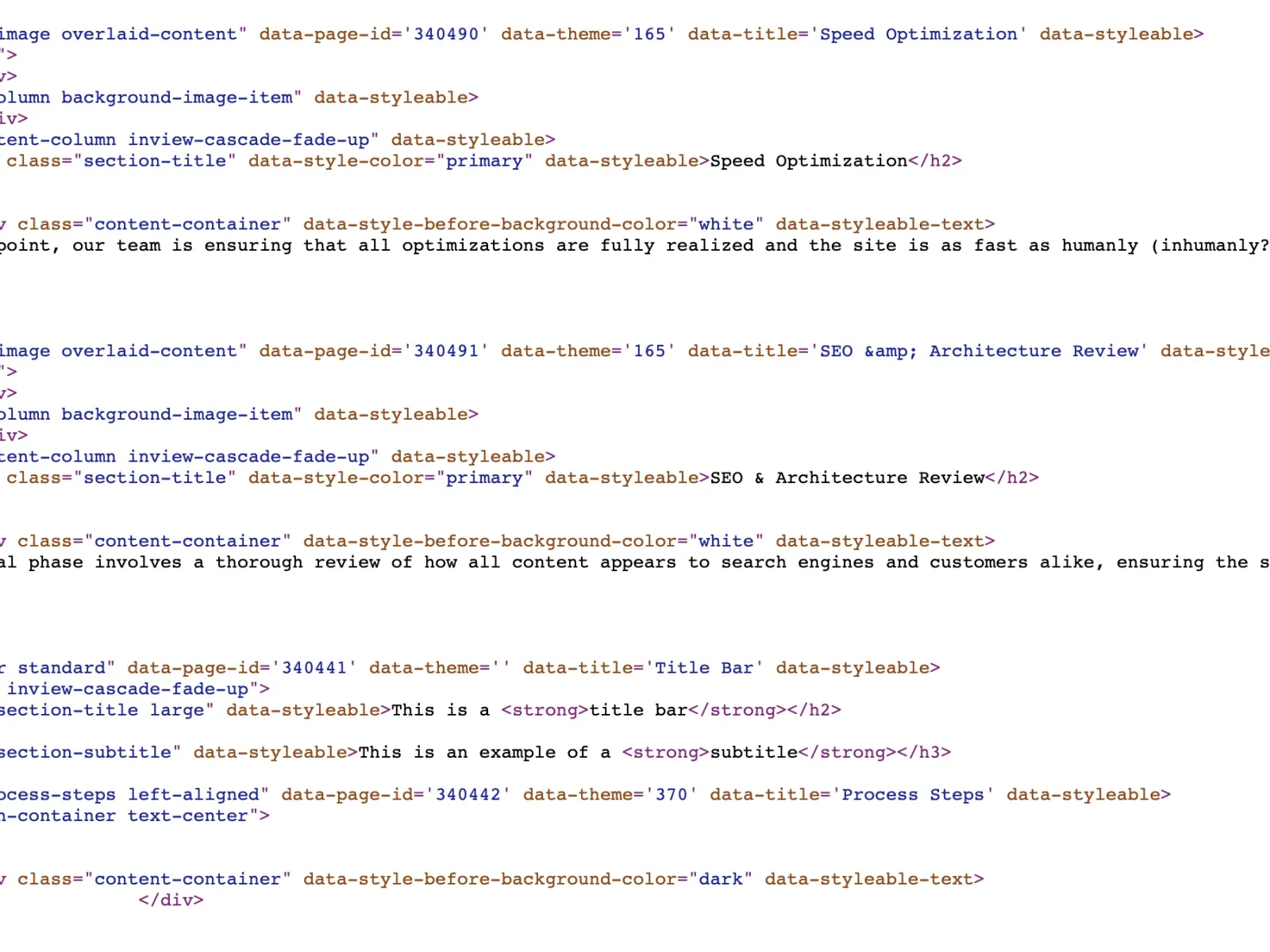 SEO & Architecture Review