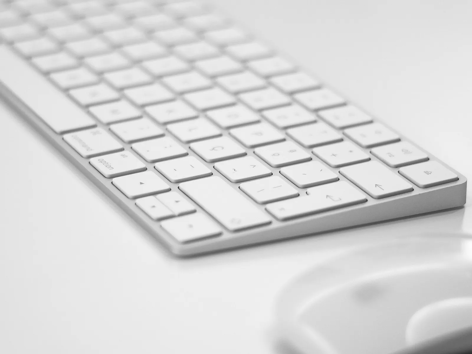 a keyboard and mouse