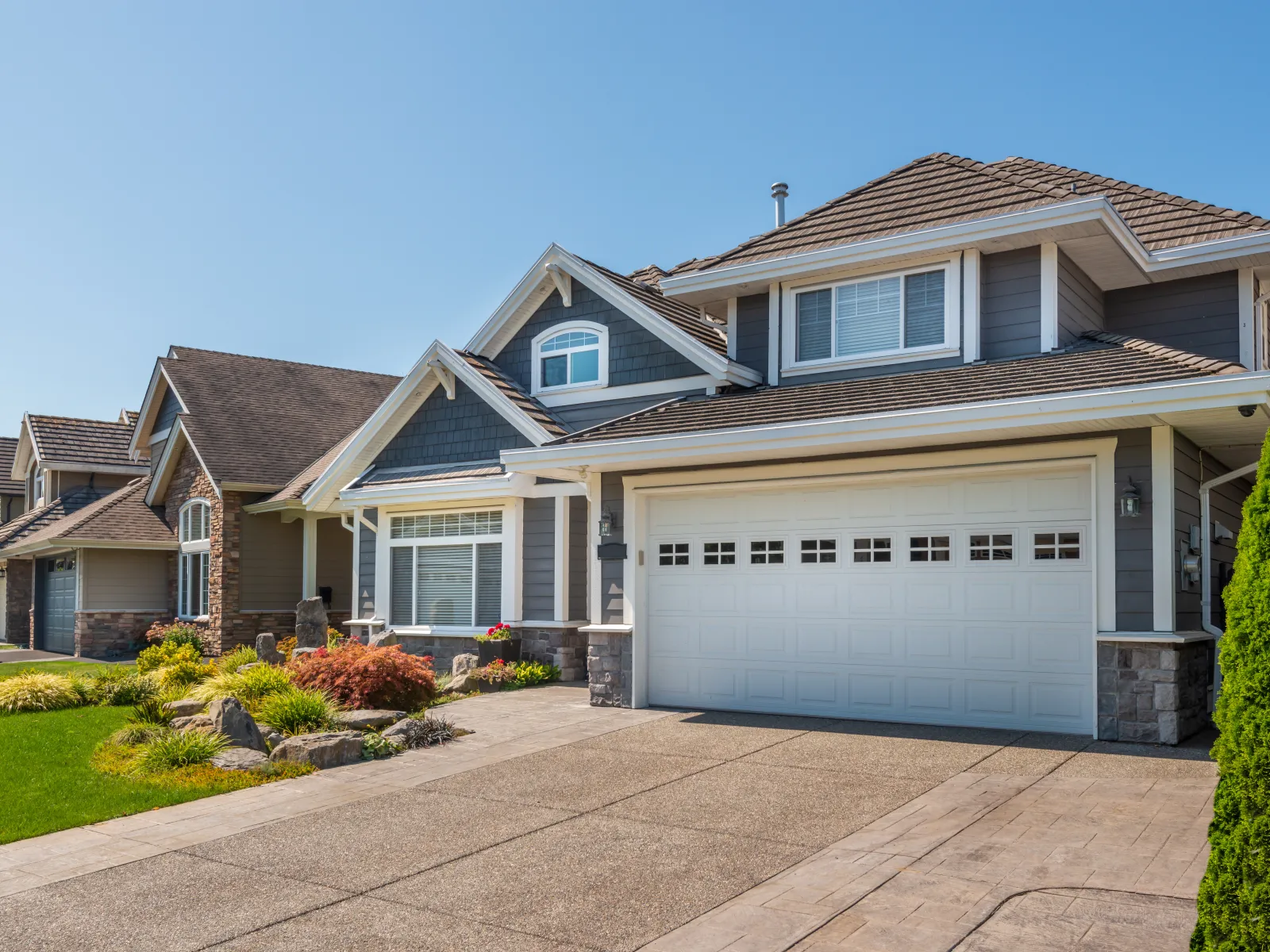 a suburban home