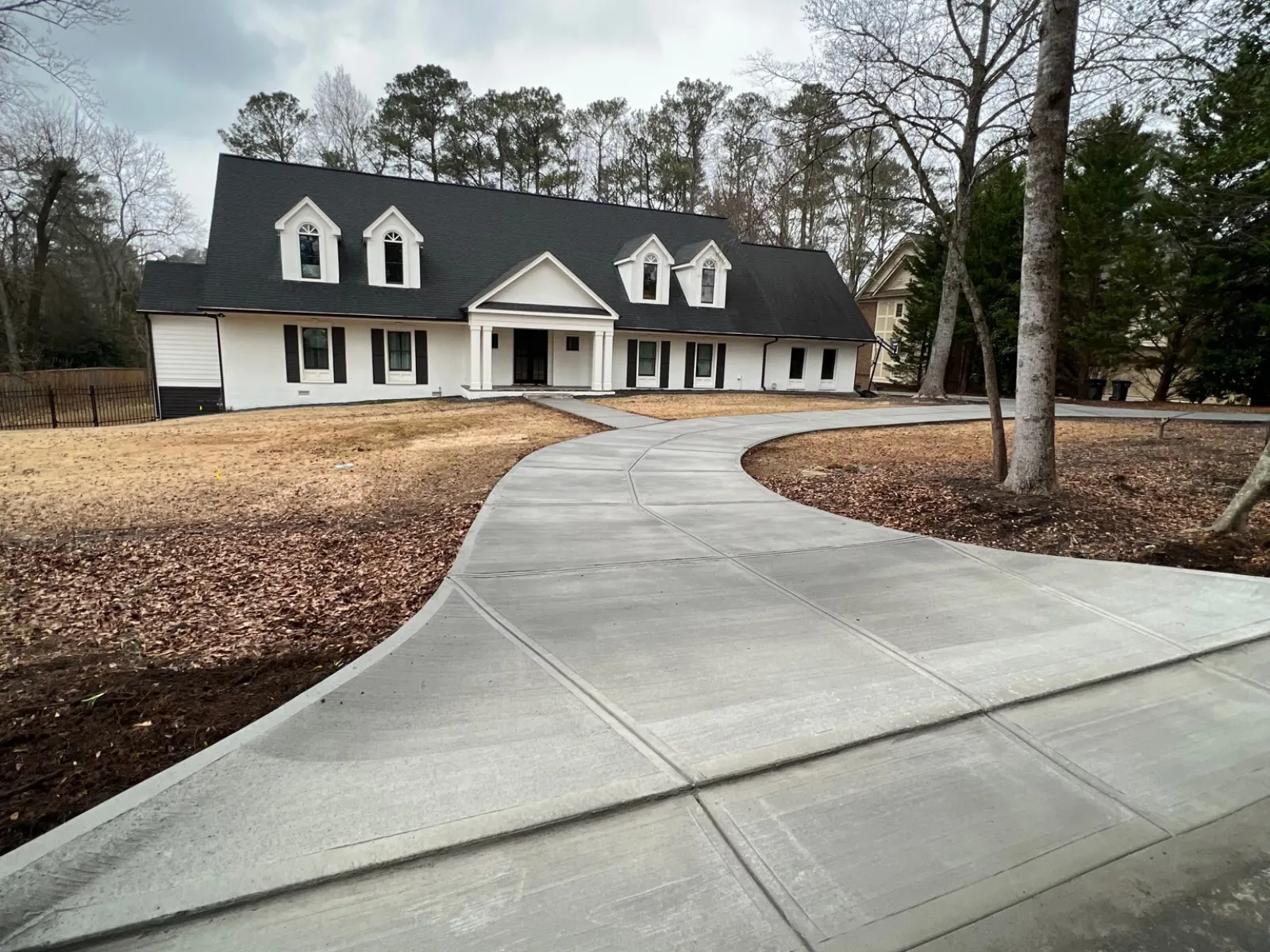 a house with a driveway