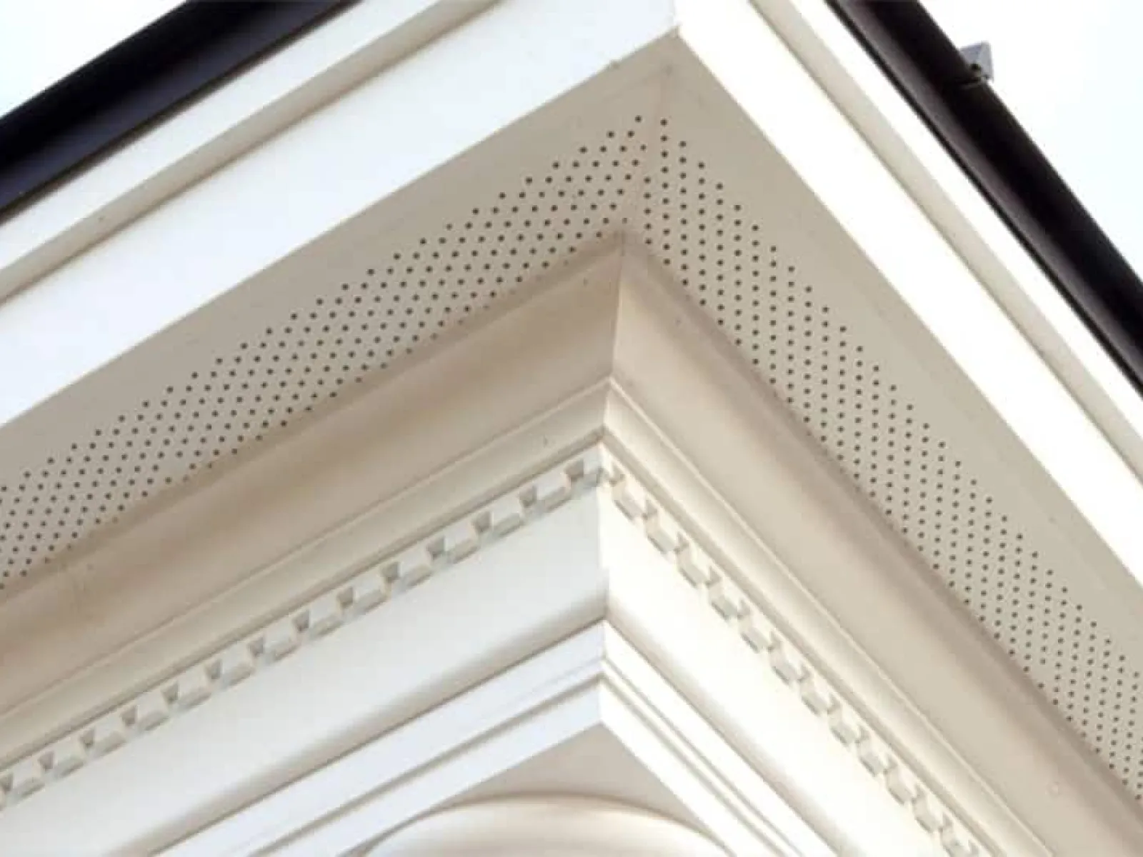 a close-up of a white wall