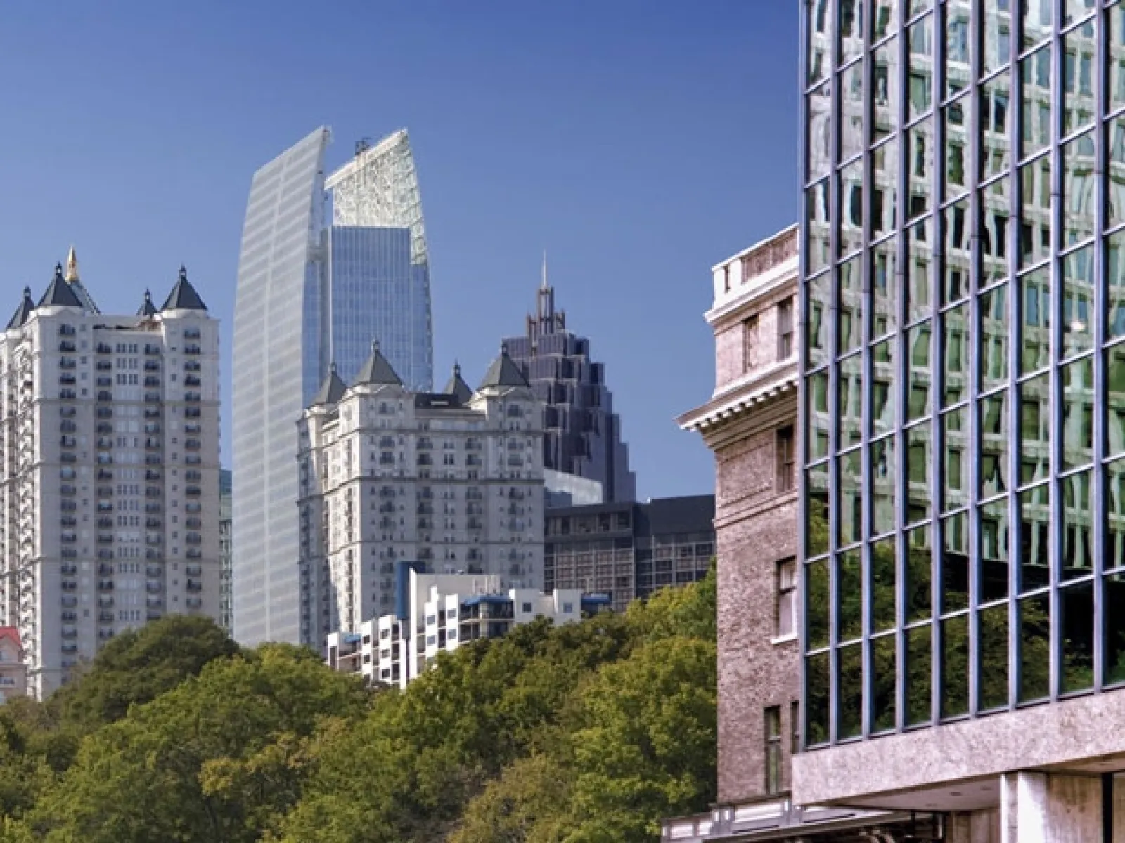 city buildings in Atlanta, Georgia