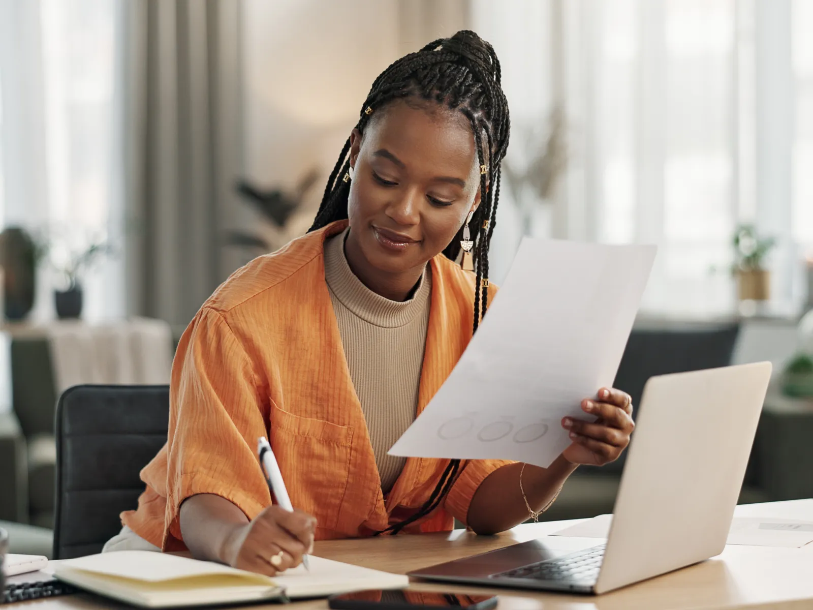 a person holding a piece of paper