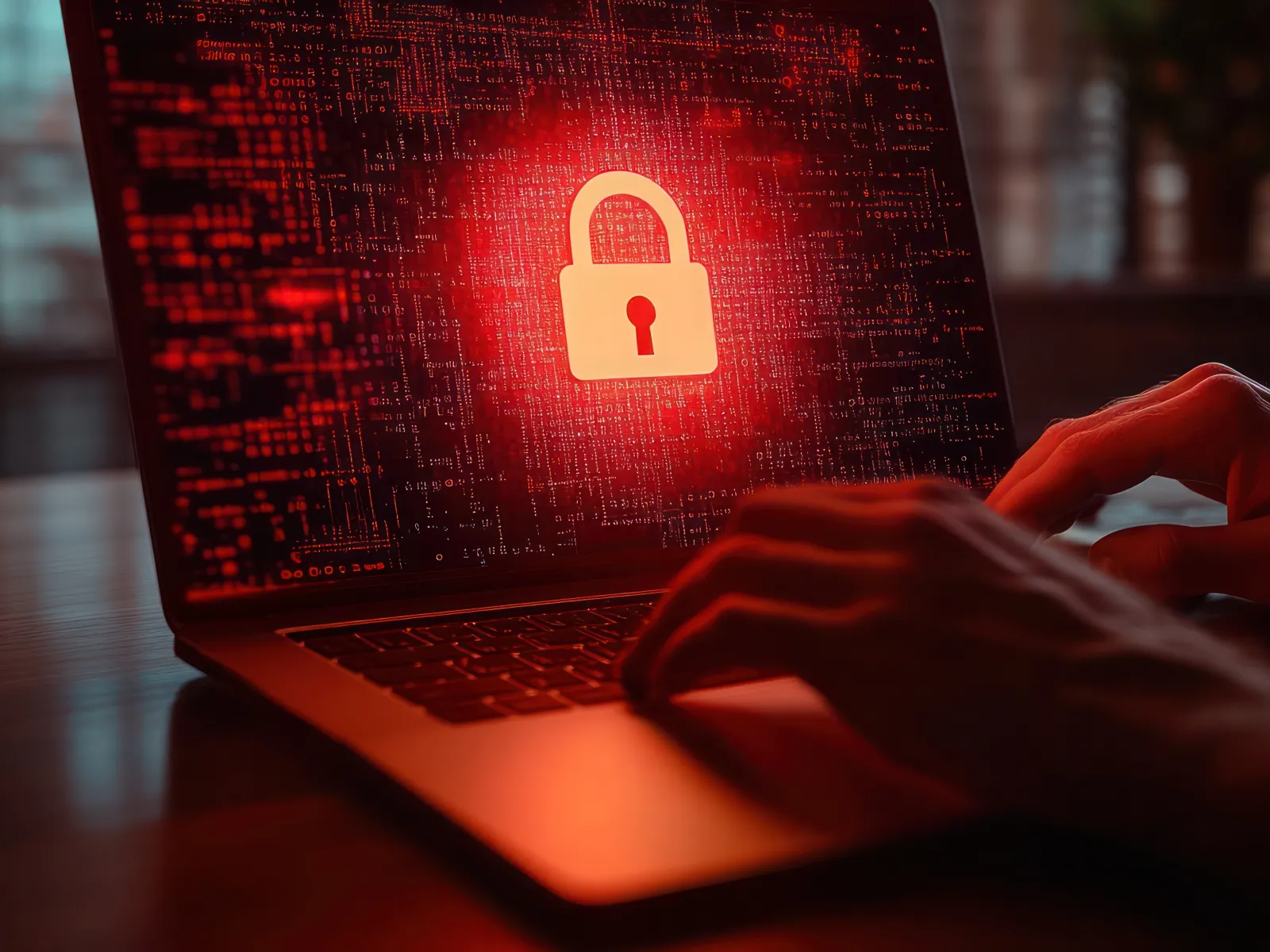 a person using a laptop