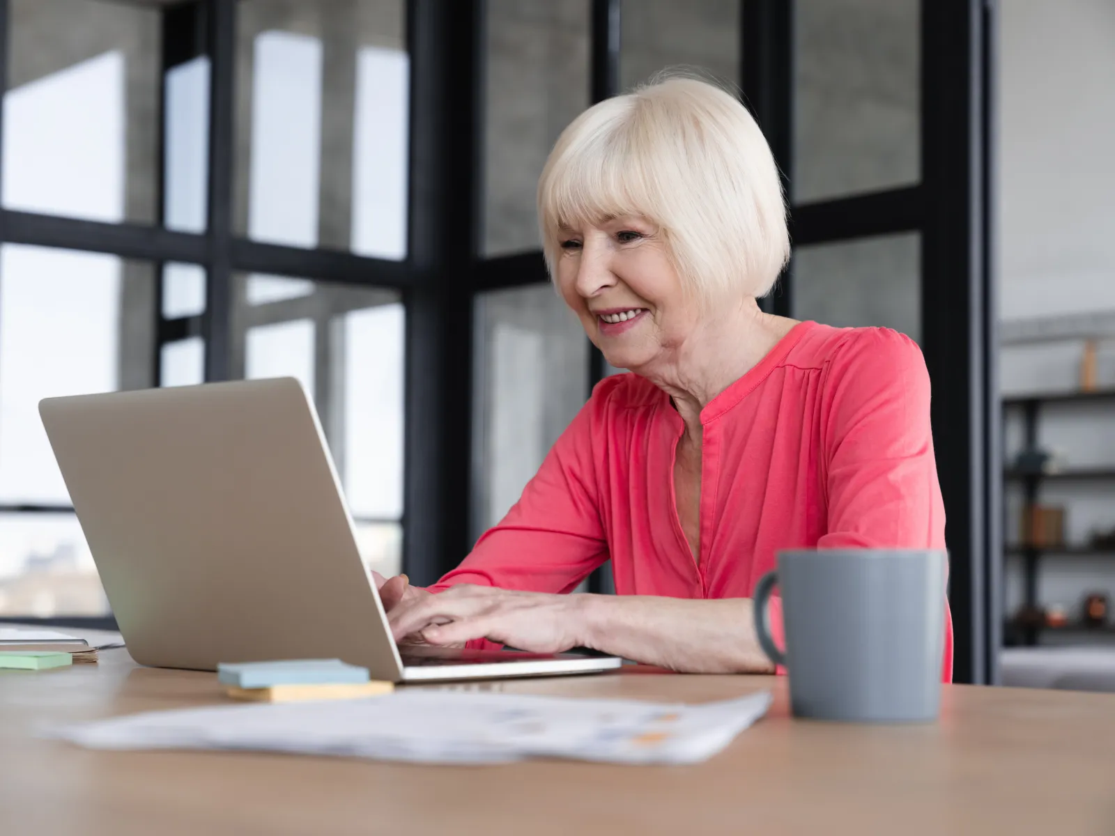 a person working on the laptop