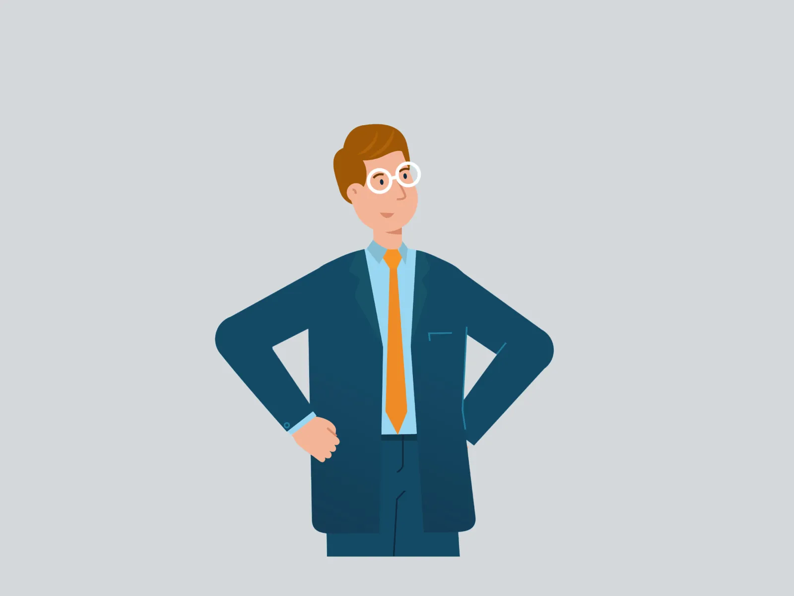 a person in a suit