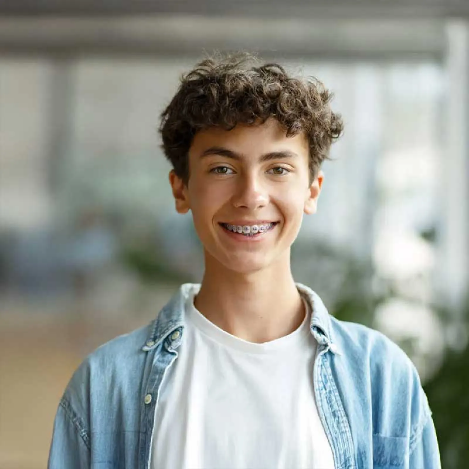 a person smiling for the camera
