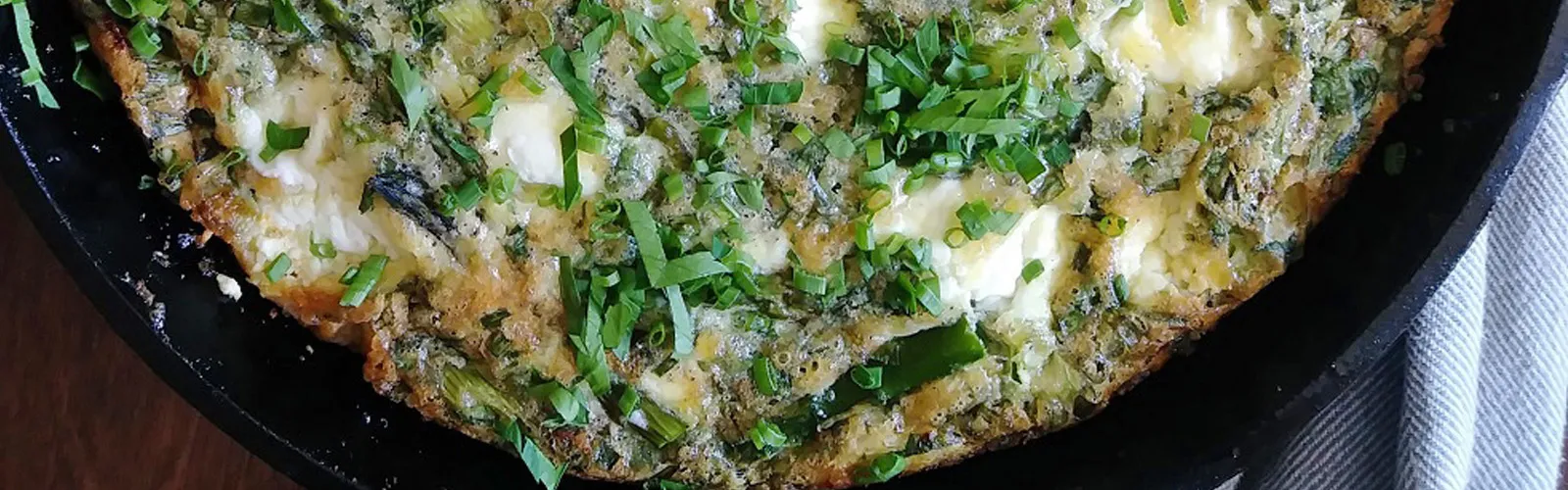 goat cheese frittata