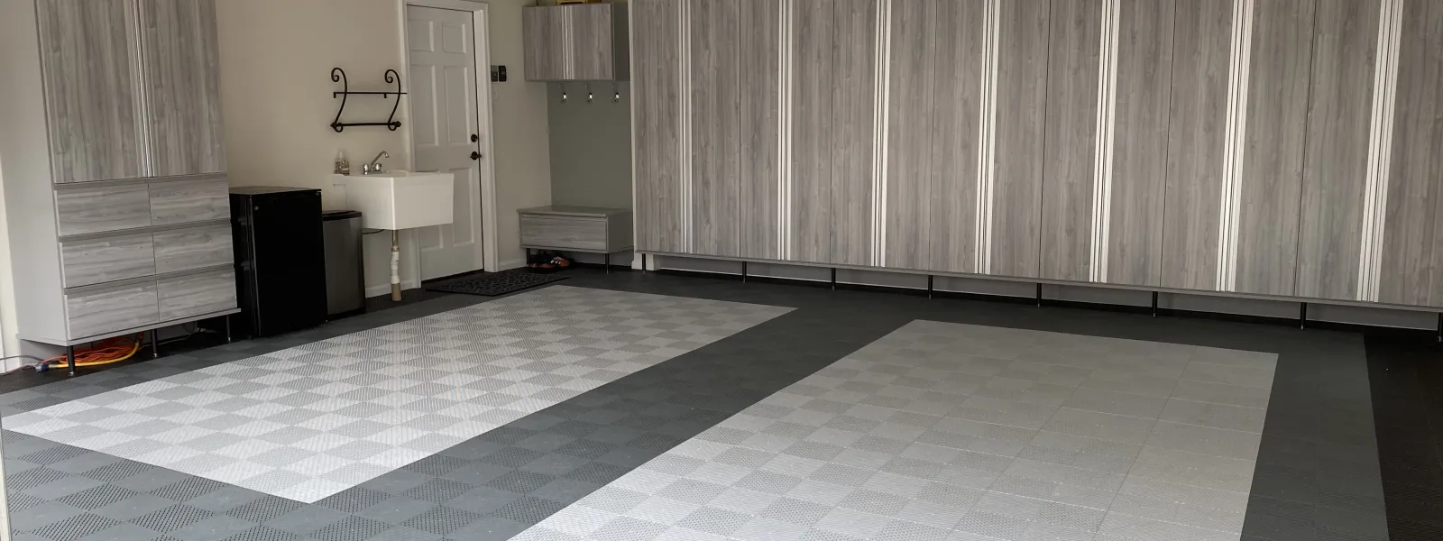 a large garage