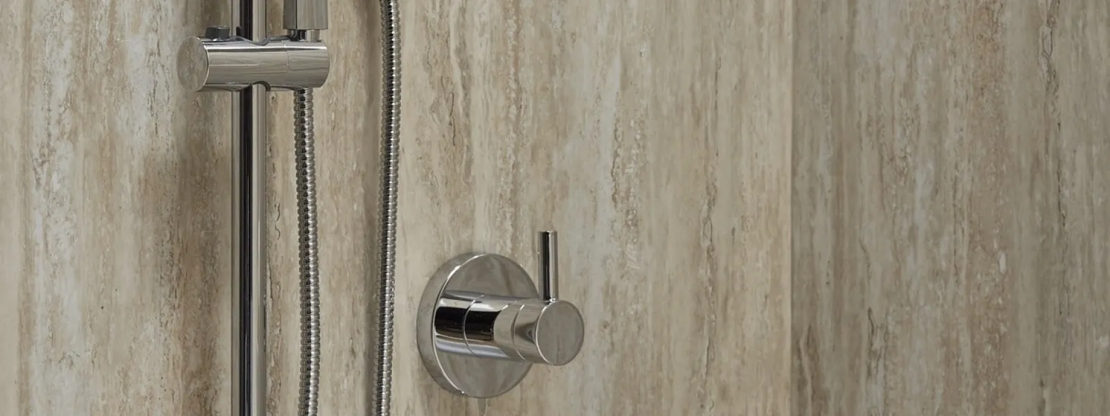 Shower wall options at Expo Home Improvement