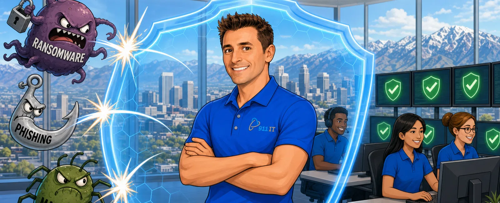 Cartoon: What Should You Know About Cybersecurity Services Salt Lake City?