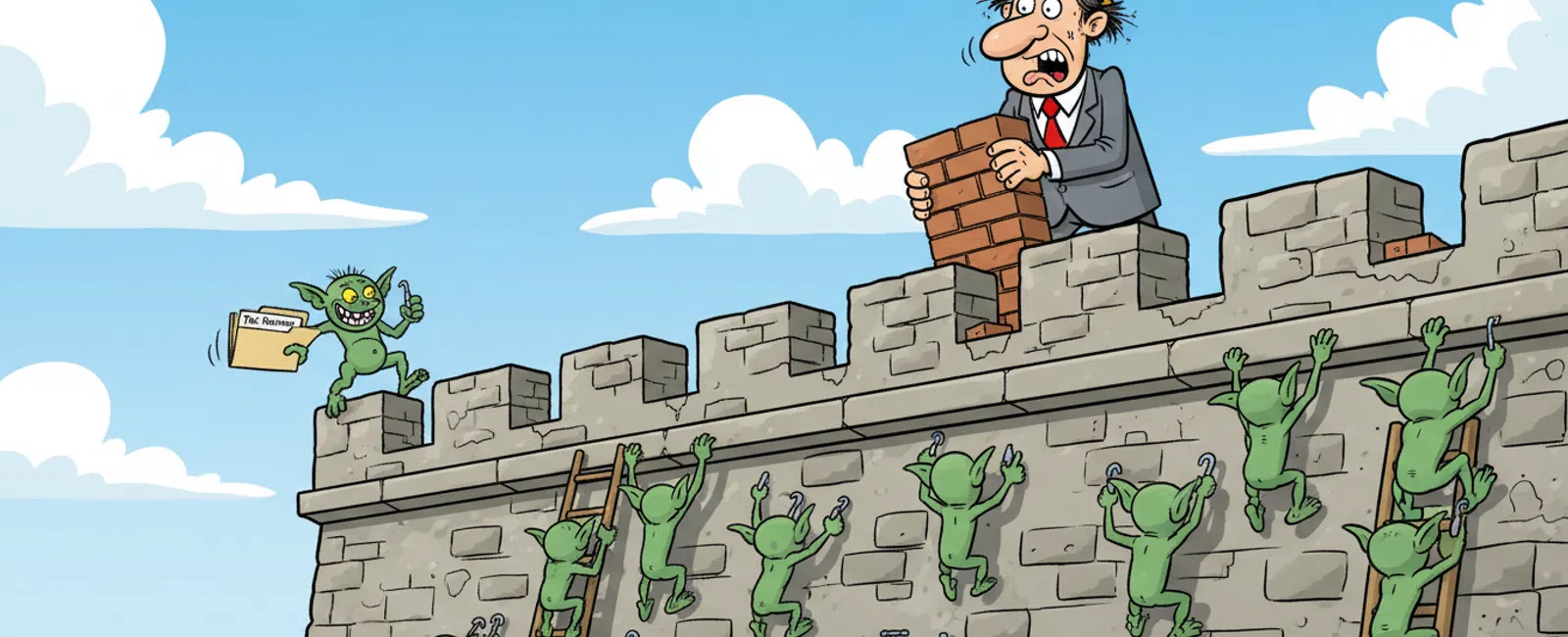 Cartoon: FTC Safeguards Rule Compliance Checklist for CPA Firms