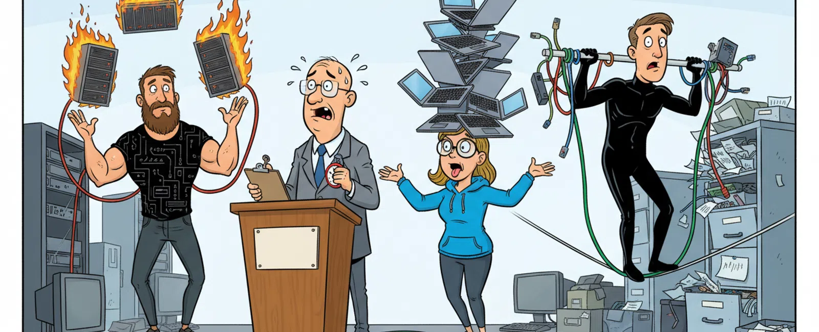 Cartoon: How to Choose an IT Provider for a CPA Firm's Business