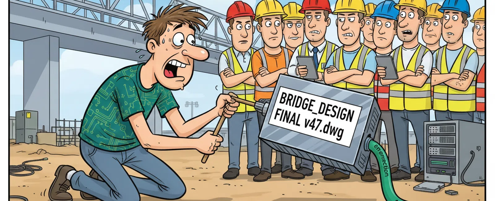Cartoon: What Network Infrastructure Do I Need for Large Engineering File Transfers