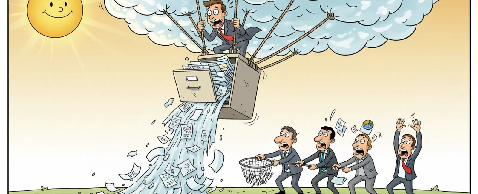 Cartoon: Can You Help Us Migrate to Cloud-Based Accounting Systems Without Losing Data?