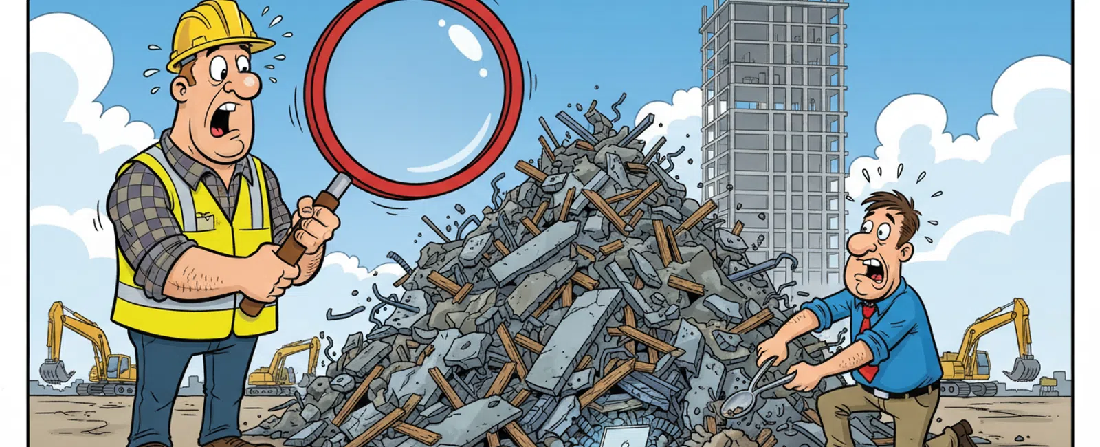Cartoon: What Should Be Included in a Managed IT Services Agreement for Construction Companies