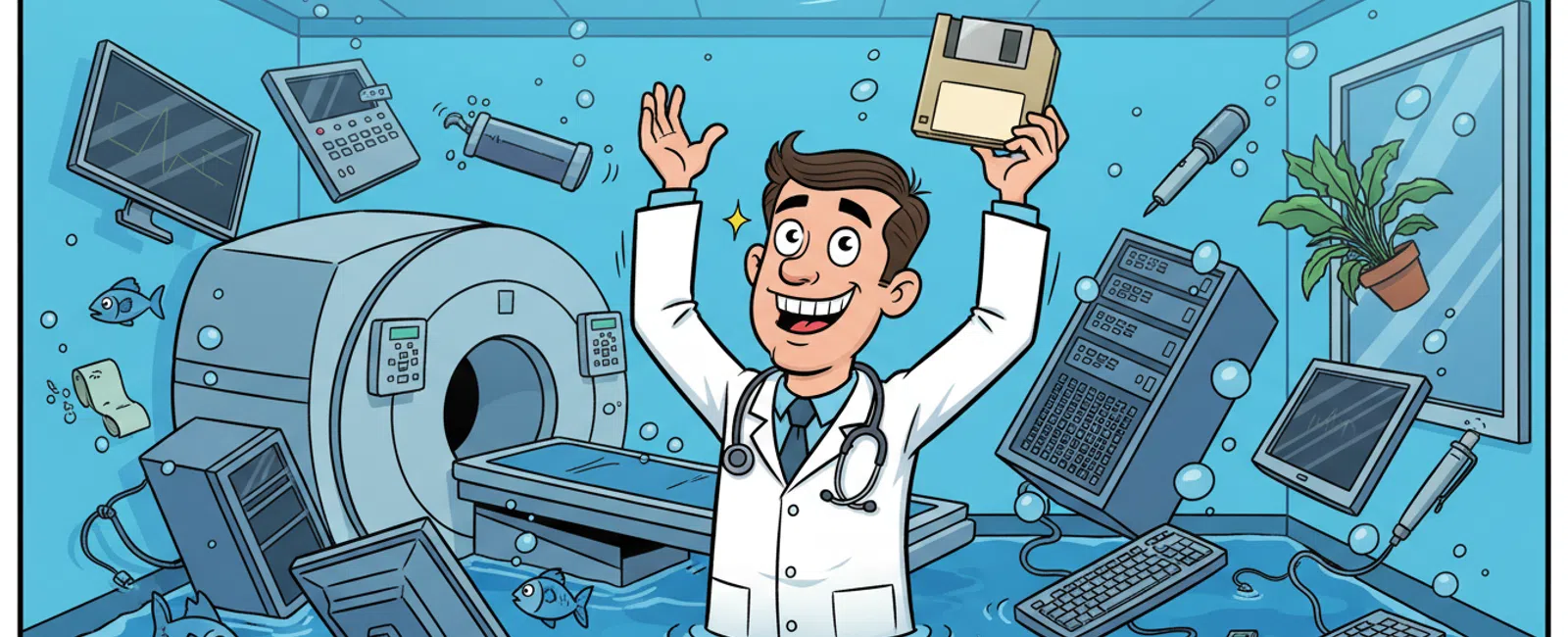 Cartoon: How Much Does Disaster Recovery Cost for Healthcare Practices