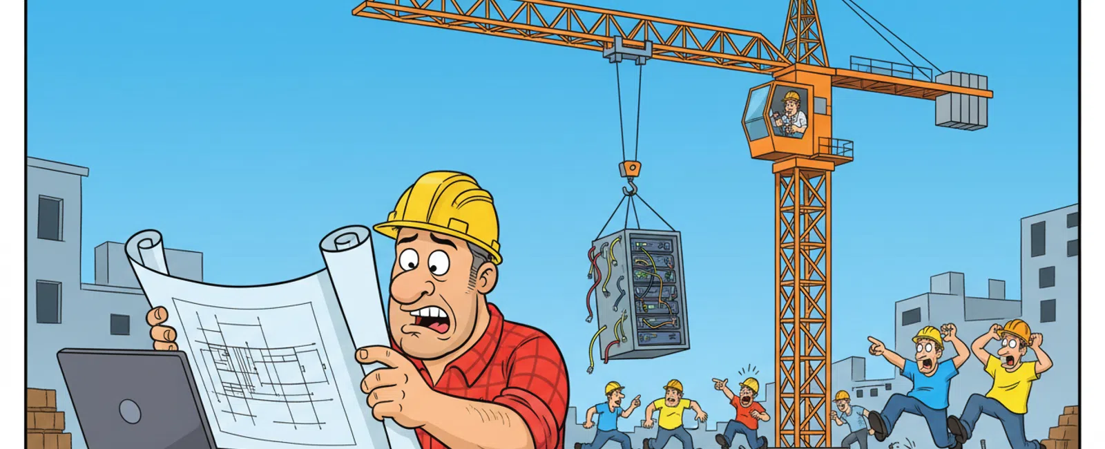 Cartoon: How to Choose an IT Provider for a Construction Business