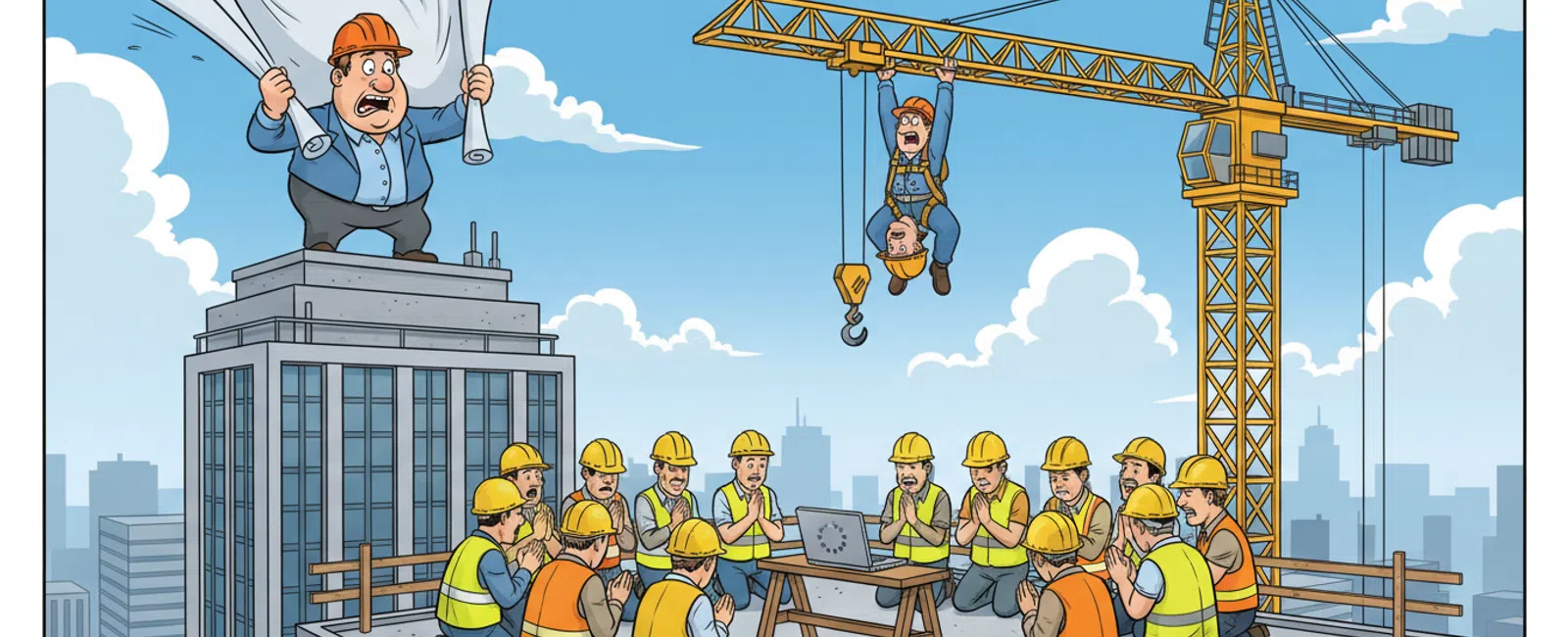 Cartoon: What Happens If Our Server Goes Down in the Middle of a Project Deadline
