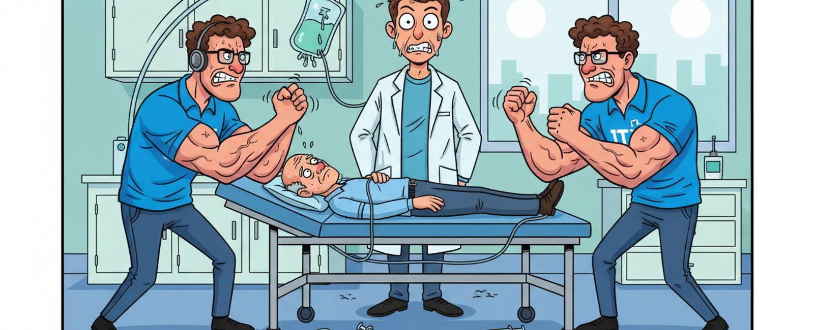 Cartoon: Which IT Service Company Is Best for Healthcare Providers?