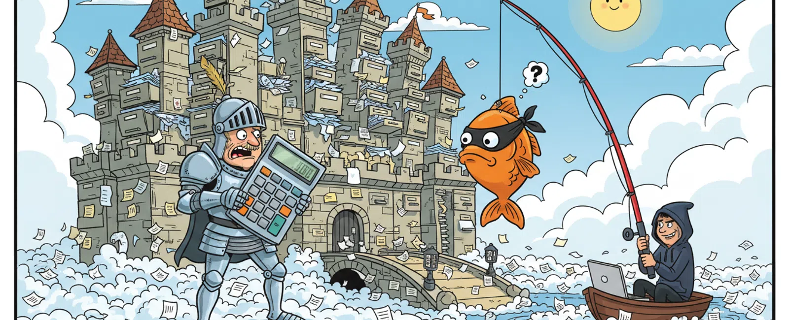 Cartoon: How Do You Protect Us from Ransomware and Phishing Attacks