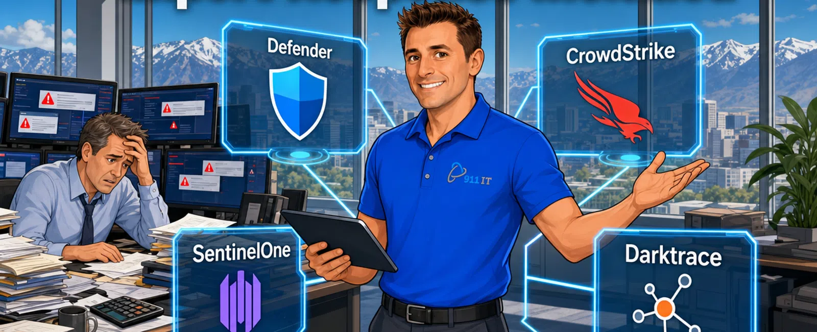 Cartoon: Which is the best AI for cyber security?