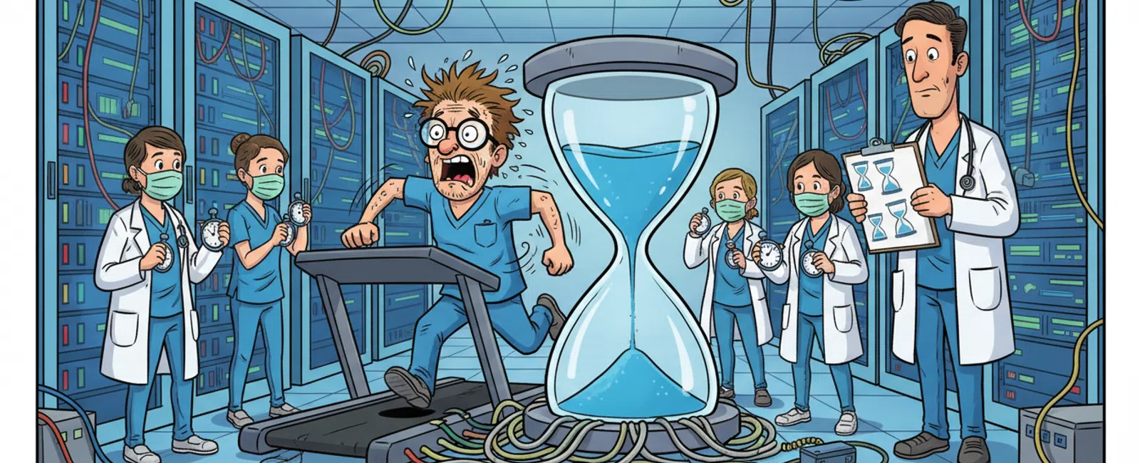 Cartoon: Understanding IT Service Level Agreements for Healthcare: Response Time Standards Explained