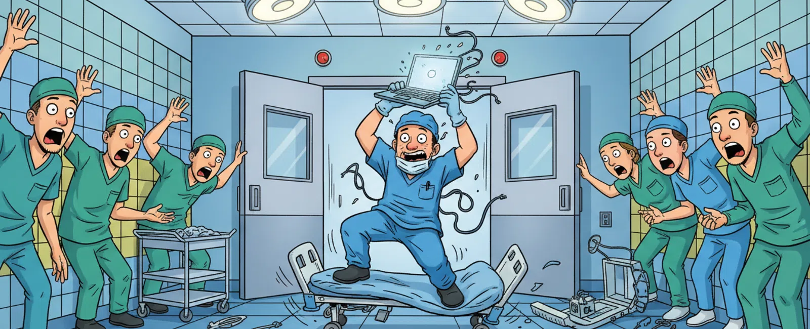 Cartoon: How Quickly Can You Respond to IT Emergencies in a Healthcare Setting?