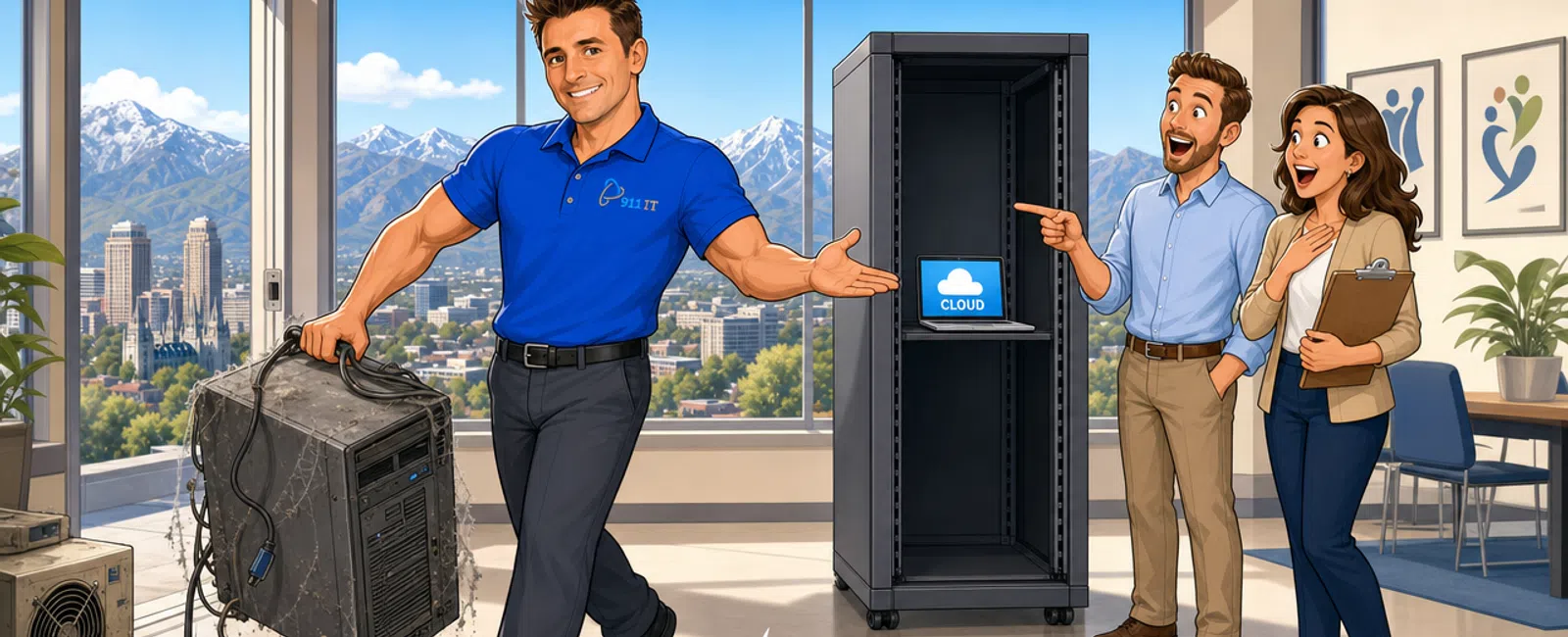 Cartoon: Can You Help Us Migrate to Cloud Solutions to Reduce Our On-Premise Infrastructure Costs?