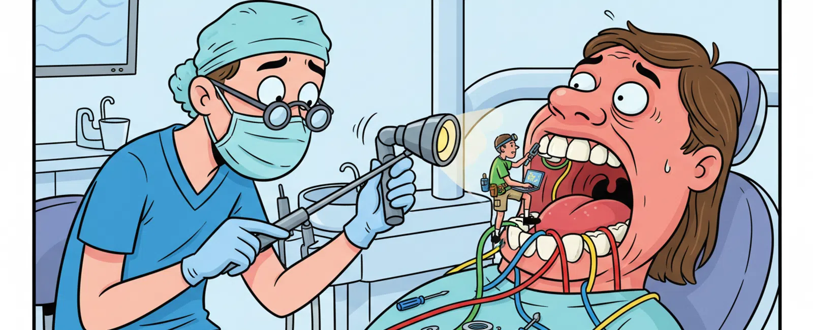 Cartoon: Best Managed IT Services for Dental Businesses in Salt Lake City, UT