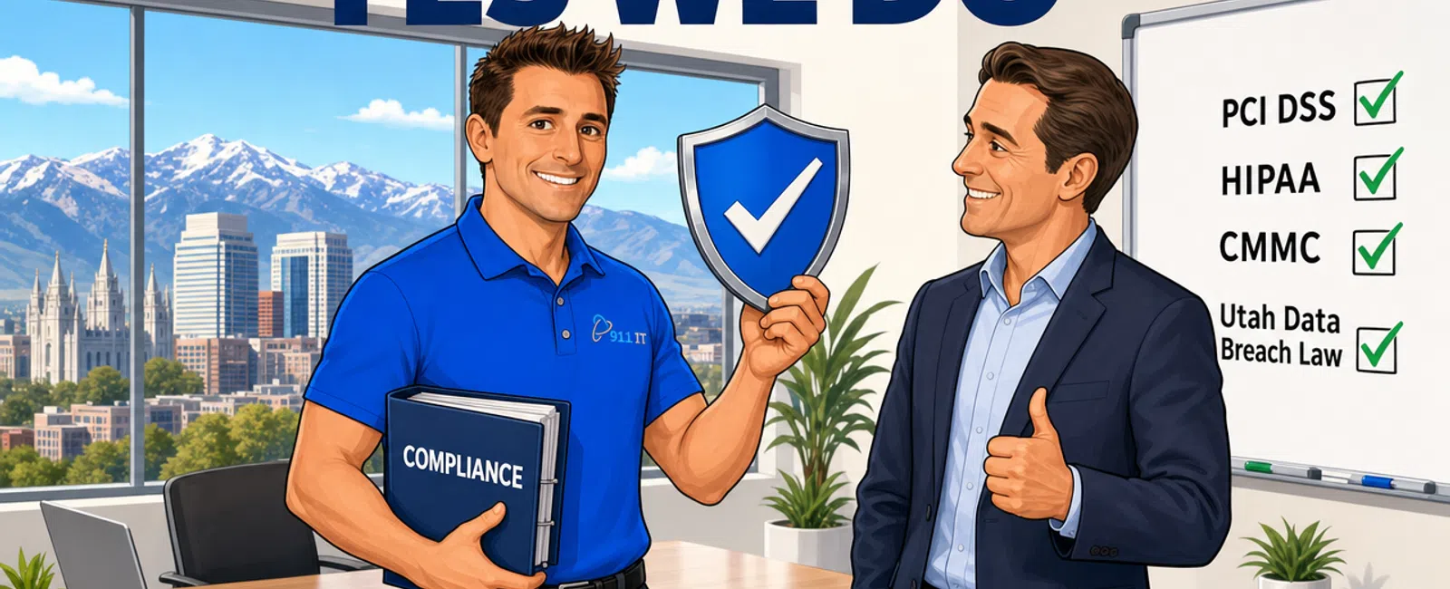 Cartoon: Can You Help Us with Compliance Requirements Like PCI or Data Protection Regulations?