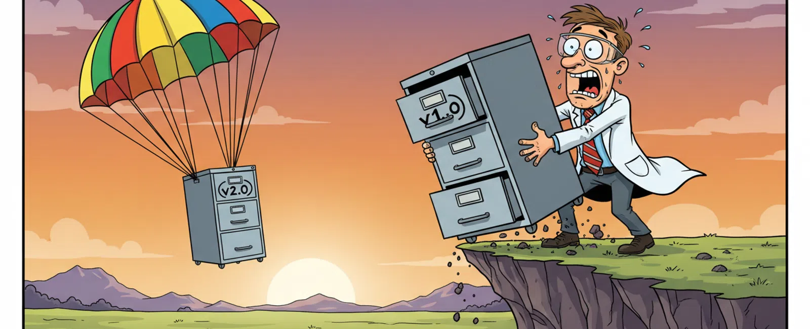 Cartoon: How do I ensure version control for engineering documents?