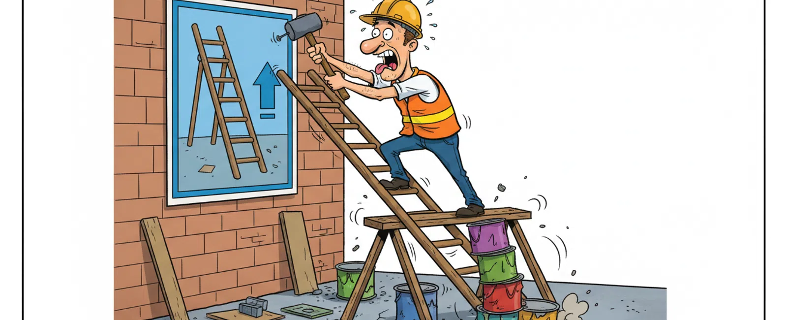 Cartoon: What Are OSHA Requirements for Construction?