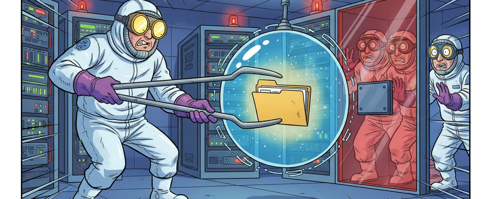 Cartoon: Can you provide a secure client portal solution for document sharing?