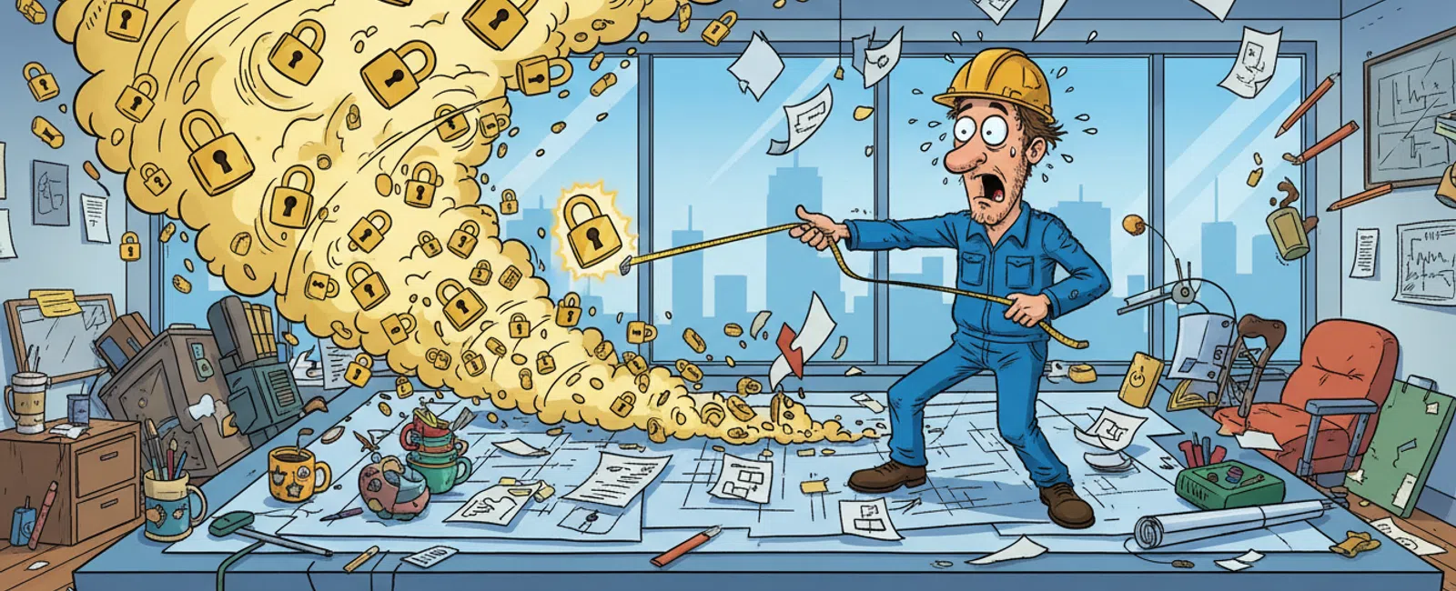 Cartoon: SOC 2 IT Requirements for Engineering Firms: What You Need to Know