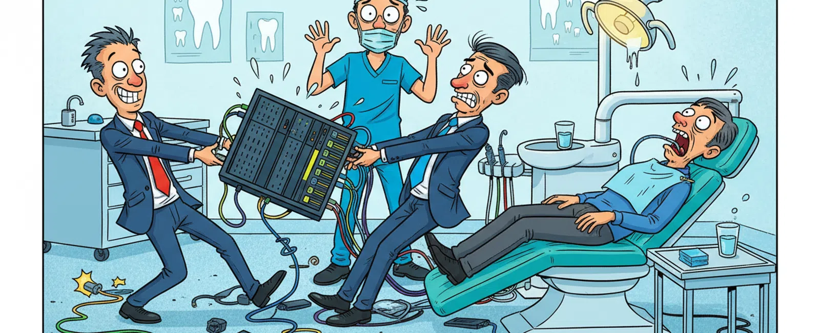 Cartoon: How to Choose an IT Provider for a Healthcare & Dental Business