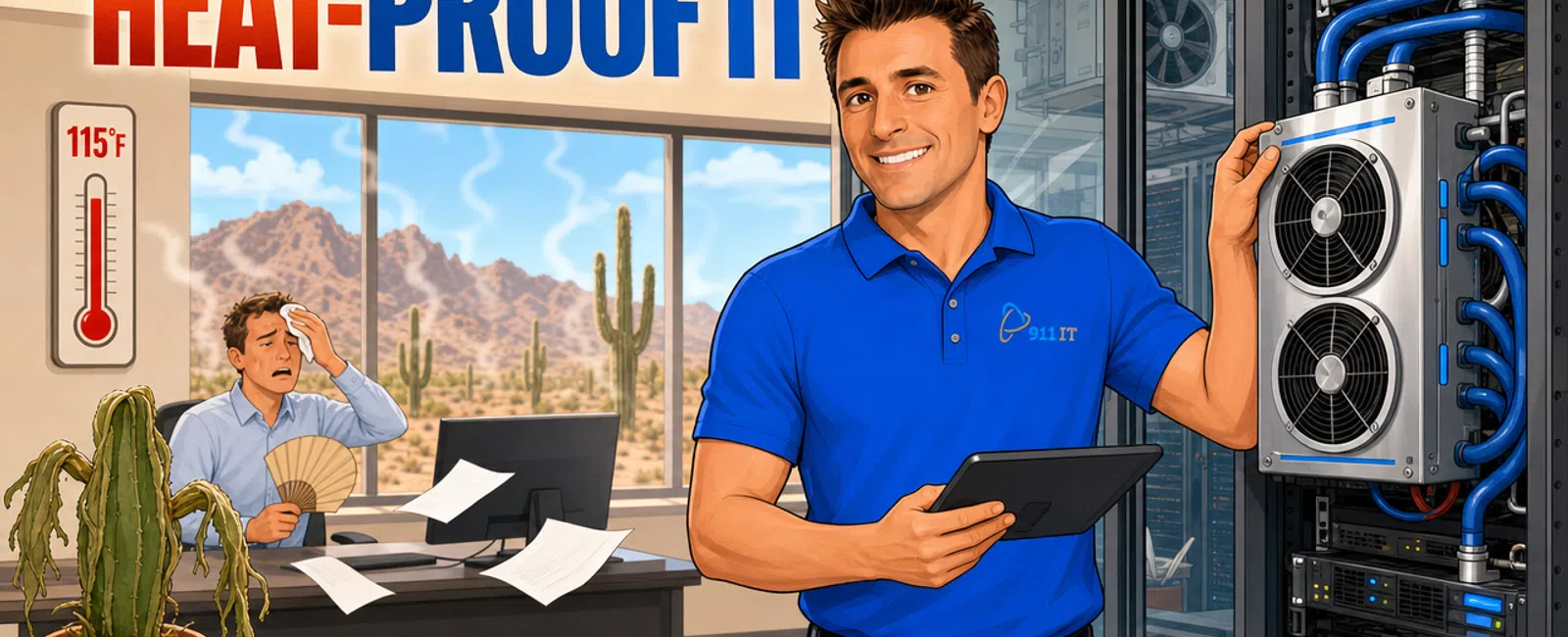 Cartoon: What Should You Know About IT Support Arizona?
