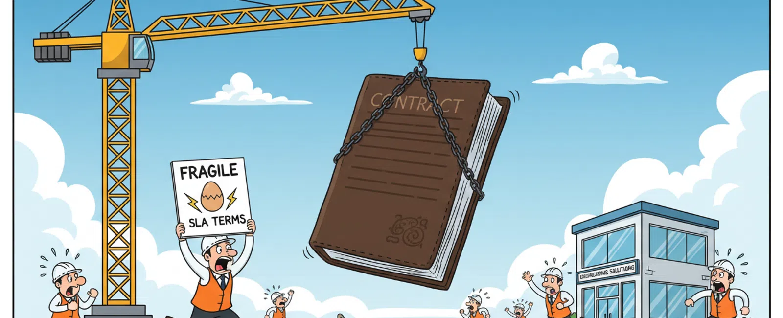 Cartoon: What Should Be Included in a Managed IT Services Agreement for Engineering Firms