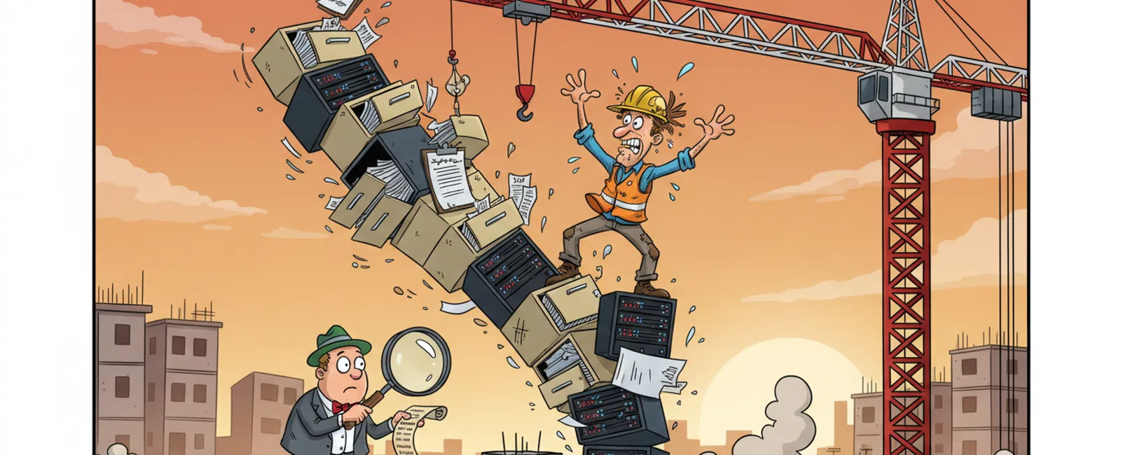 Cartoon: SOC 2 Compliance Checklist for Engineering Firms