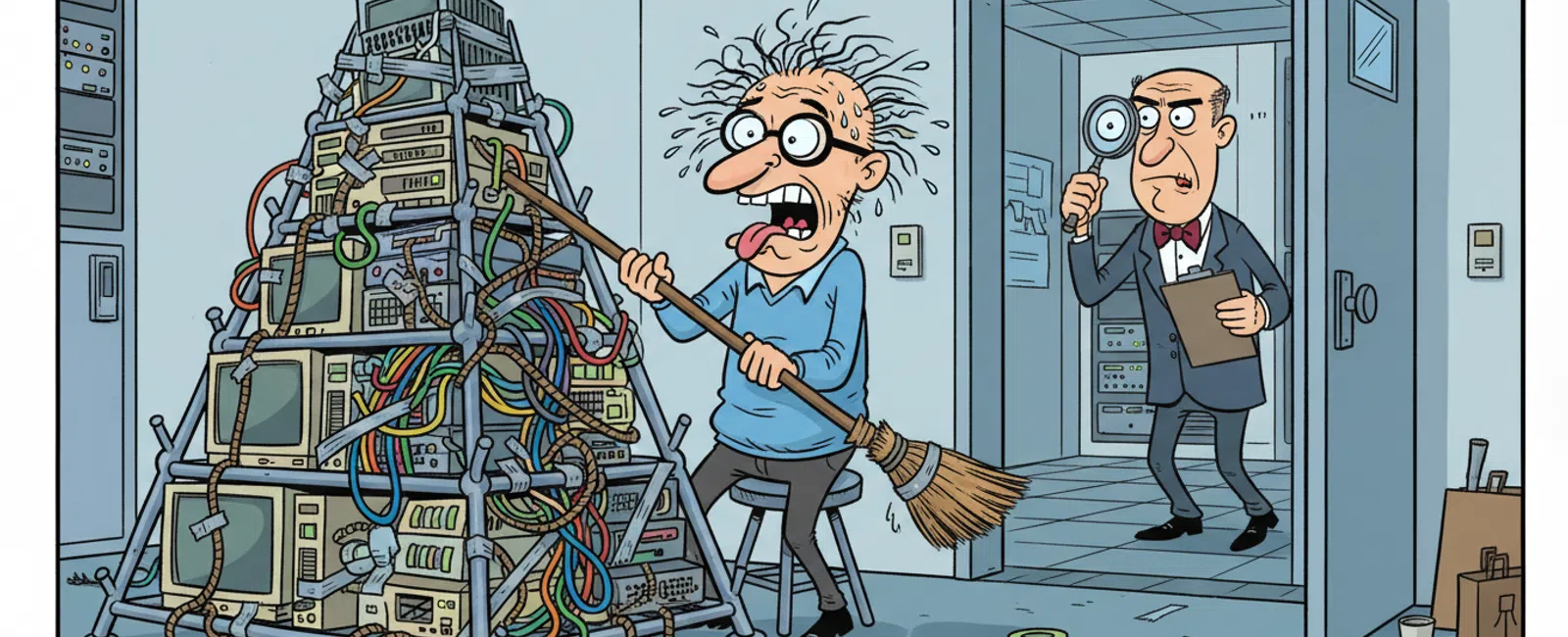 Cartoon: How to Pass a SOC 2 Audit: IT Preparation Guide for Engineering Firms