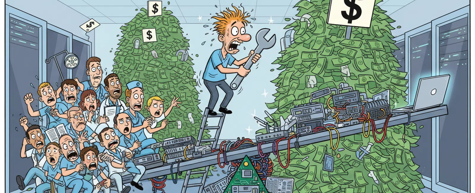 Cartoon: What Is the Going Rate for IT Support in Salt Lake City Healthcare