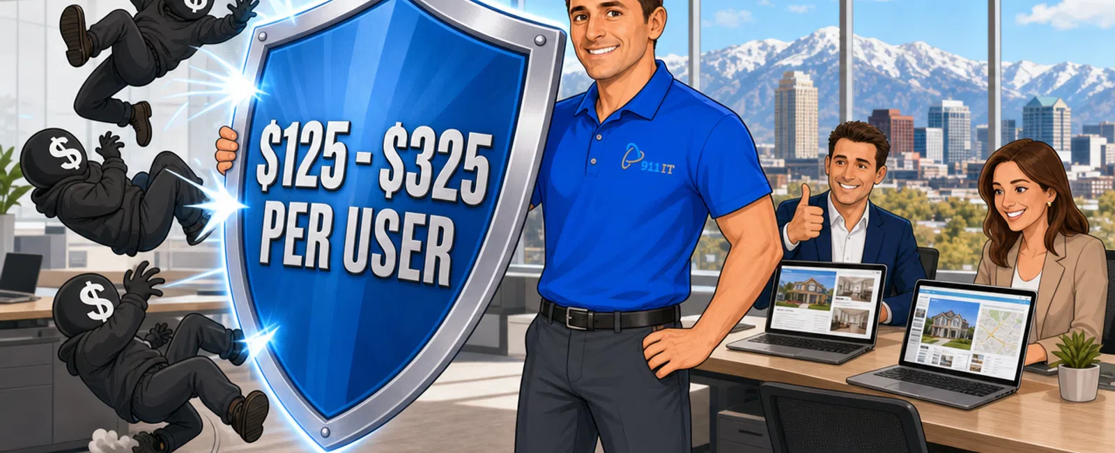 Cartoon: What Should Real Estate Firms Budget for IT Security in Salt Lake City