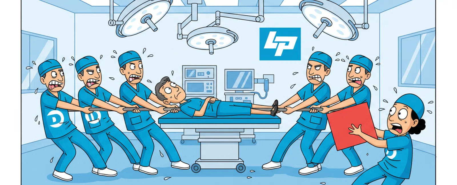 Cartoon: Which customer service is better, Dell or HP?