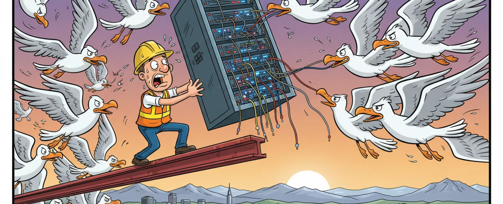 Cartoon: Best Managed IT Services for Construction Businesses in Salt Lake City, UT