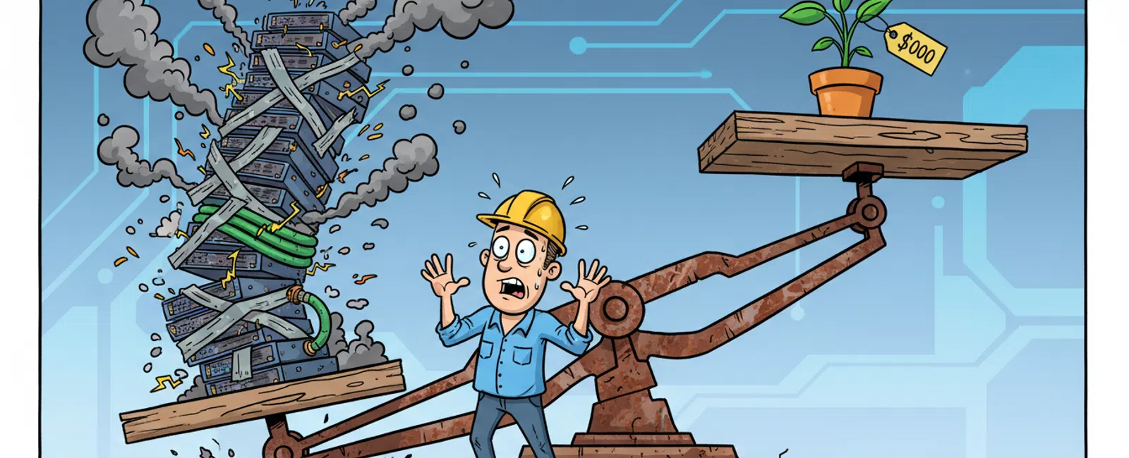 Cartoon: How Much Does Managed IT Services Cost for a Small Business