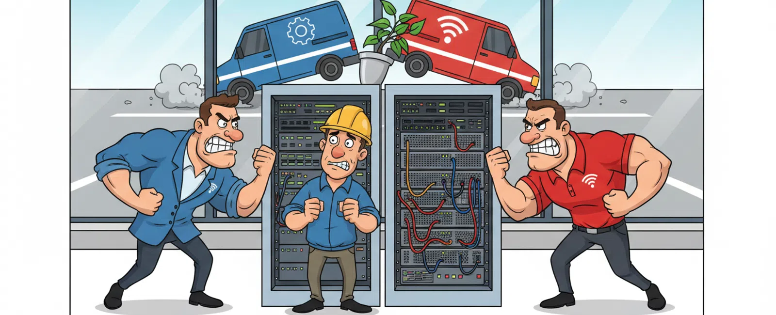 Cartoon: How to Choose an IT Provider for an Engineering Firm