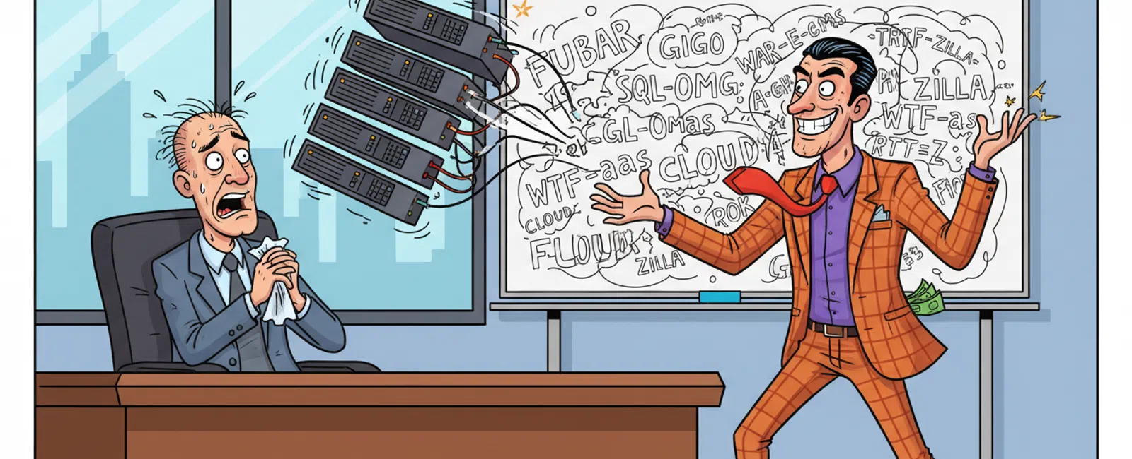 Cartoon: Questions to Ask Before Hiring an MSP for Your Engineering Firm
