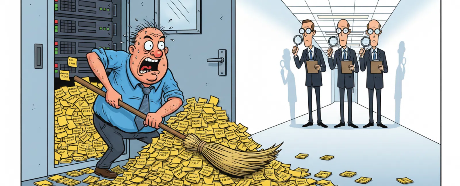 Cartoon: How to Pass a HIPAA Audit: IT Preparation Guide