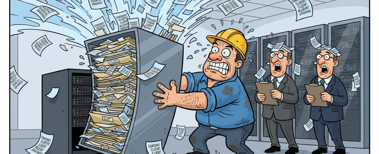 Cartoon: What Happens if an Engineering Firm Fails SOC 2 Compliance